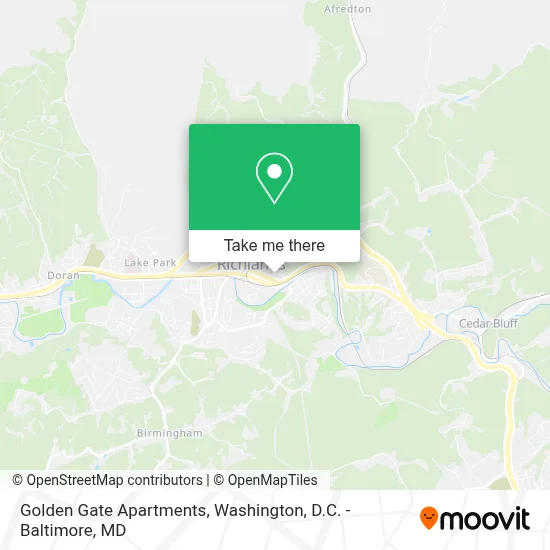Golden Gate Apartments map
