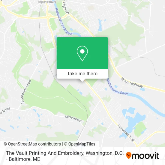 The Vault Printing And Embroidery map