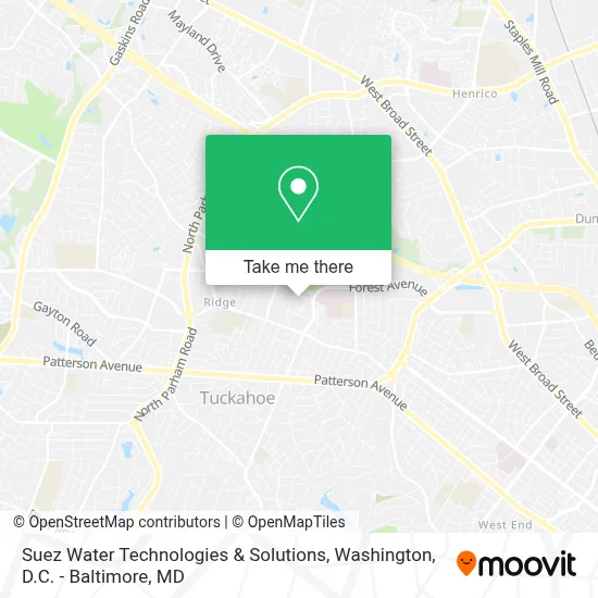 Suez Water Technologies & Solutions map