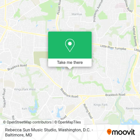Rebecca Sun Music Studio map