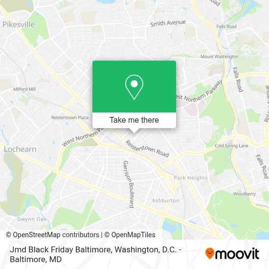 Jmd Black Friday Baltimore map