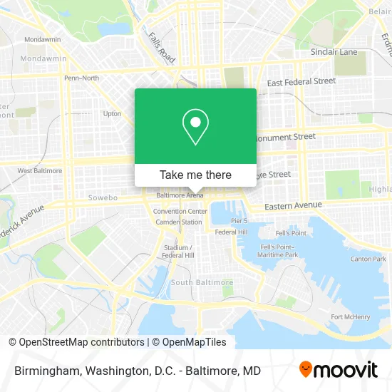 Birmingham map