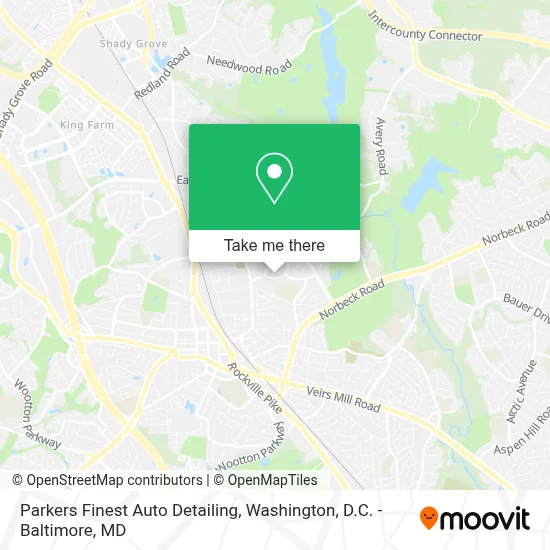 Parkers Finest Auto Detailing map