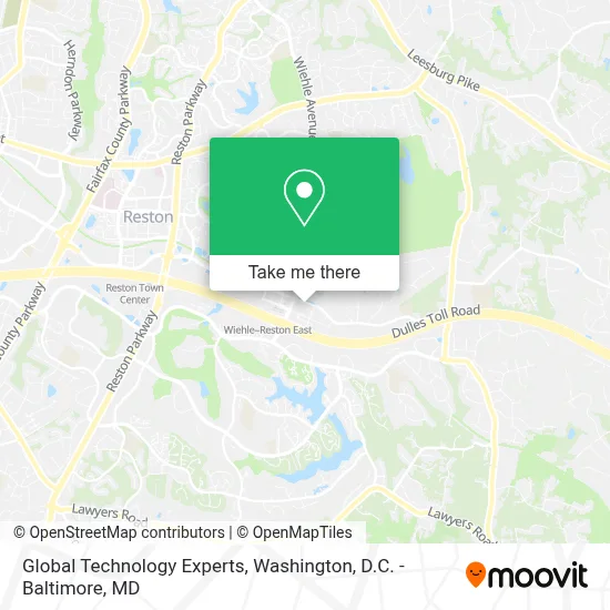 Global Technology Experts map