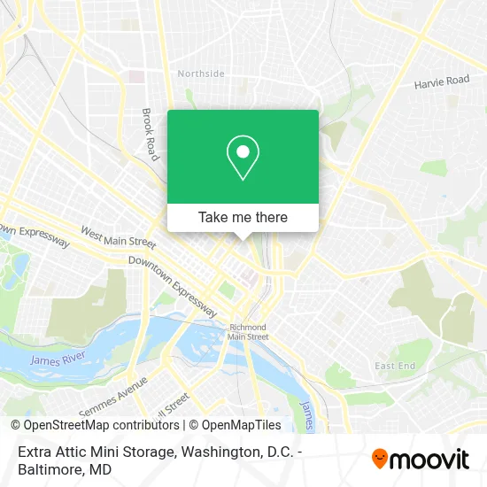 Extra Attic Mini Storage map