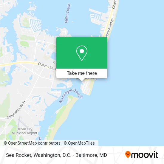 Sea Rocket map