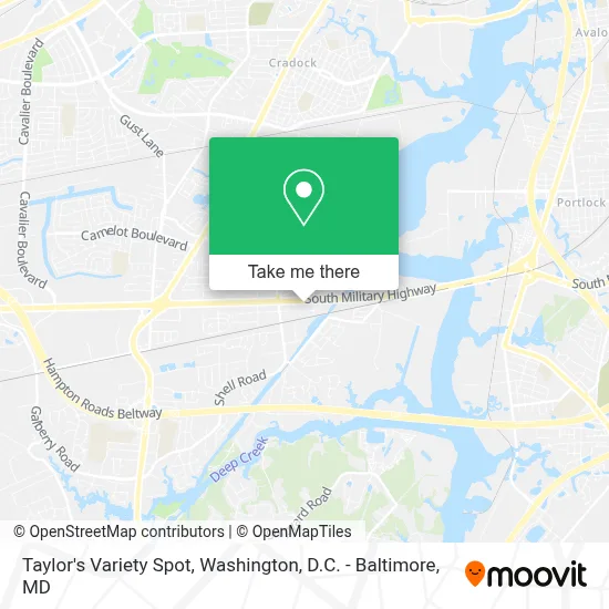 Taylor's Variety Spot map