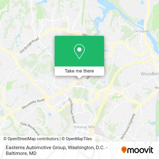 Easterns Automotive Group map