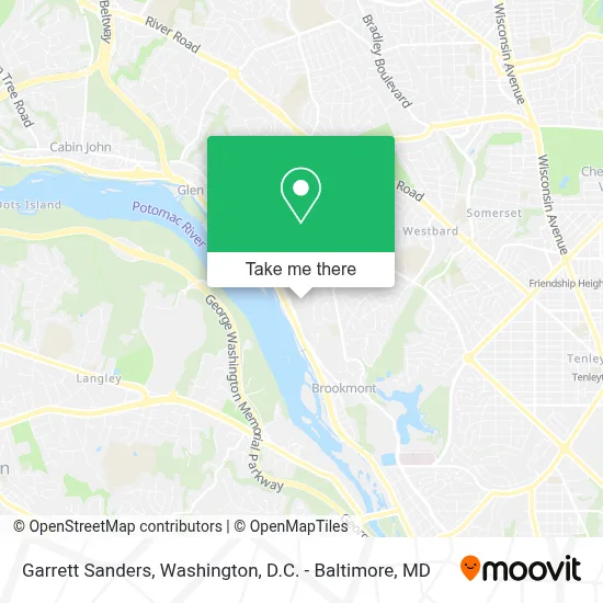 Garrett Sanders map