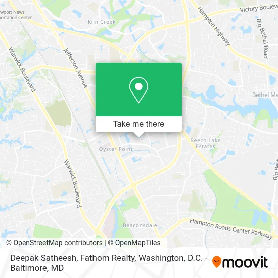 Deepak Satheesh, Fathom Realty map