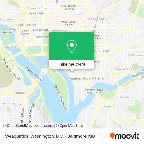 Weaquatics map