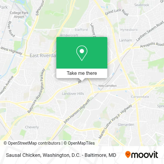 Sausal Chicken map