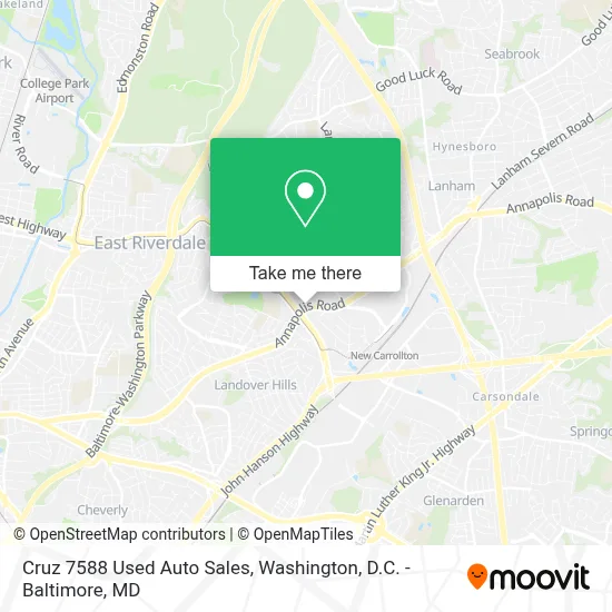 Cruz 7588 Used Auto Sales map