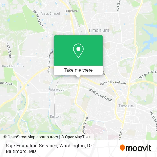 Saje Education Services map