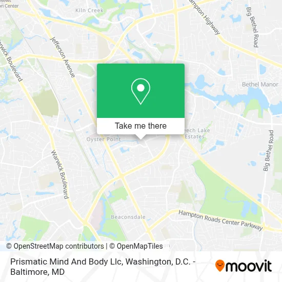 Prismatic Mind And Body Llc map