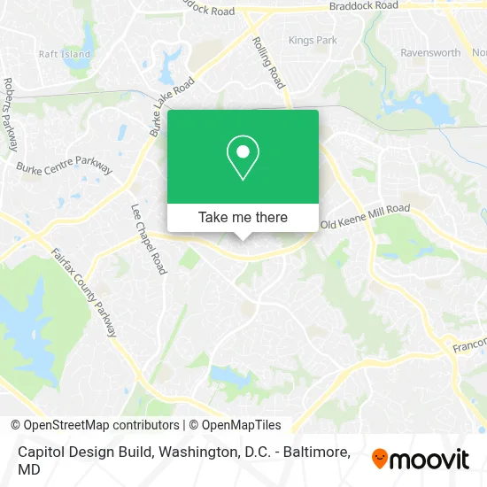 Capitol Design Build map