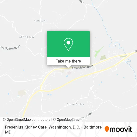Fresenius Kidney Care map