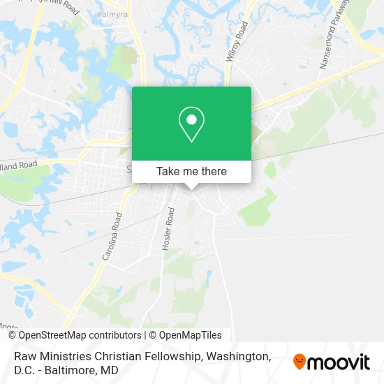 Raw Ministries Christian Fellowship map
