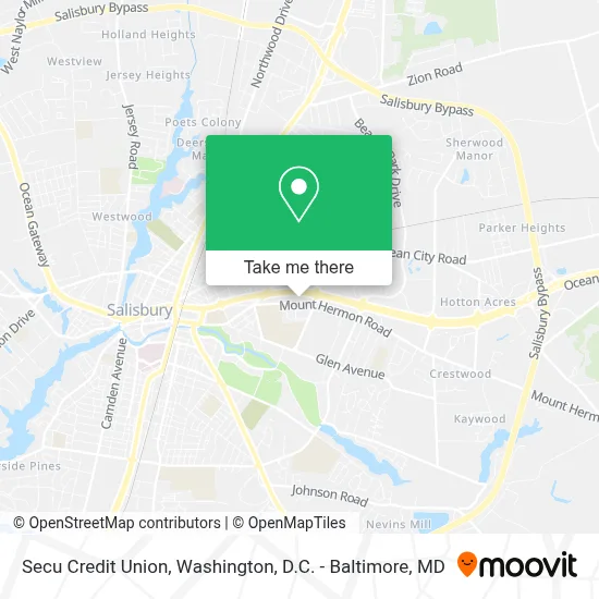 Secu Credit Union map