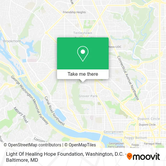 Light Of Healing Hope Foundation map
