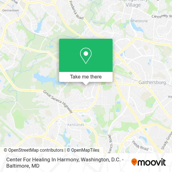 Center For Healing In Harmony map