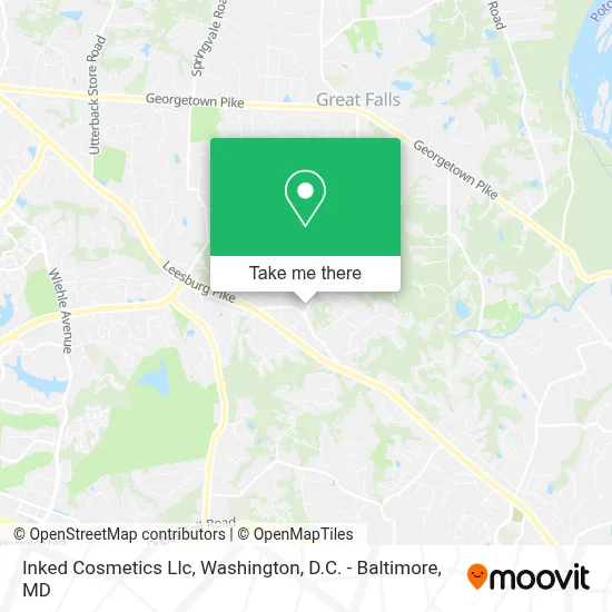 Inked Cosmetics Llc map