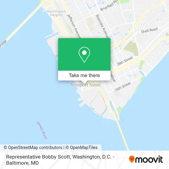Representative Bobby Scott map