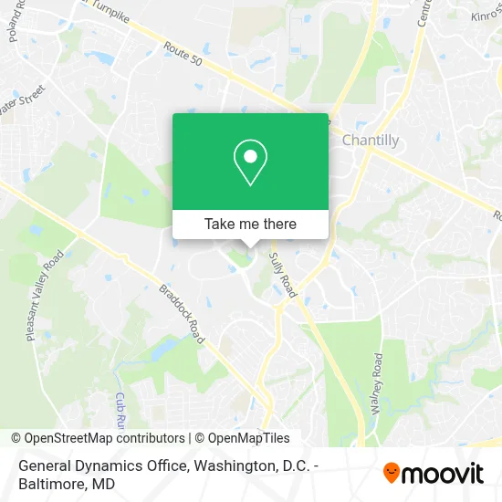 General Dynamics Office map