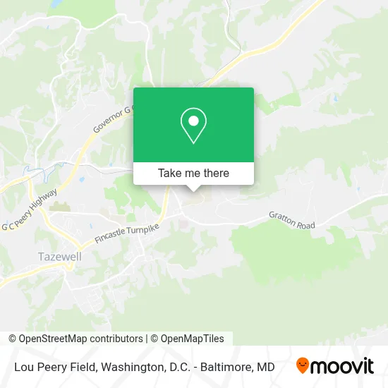 Lou Peery Field map