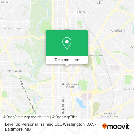 Level Up Personal Training Llc. map