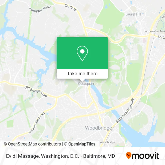 Evidi Massage map