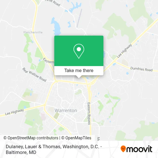 Dulaney, Lauer & Thomas map