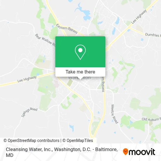 Cleansing Water, Inc. map