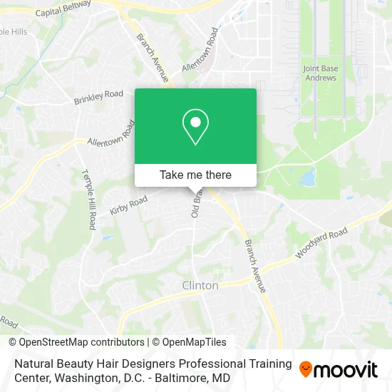 Natural Beauty Hair Designers Professional Training Center map