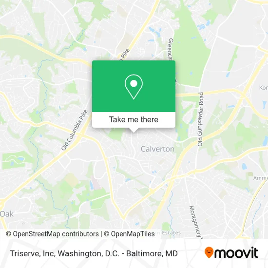 Triserve, Inc map