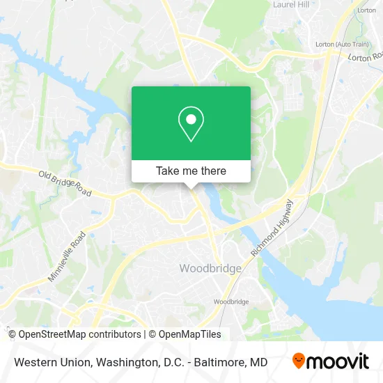 Western Union map