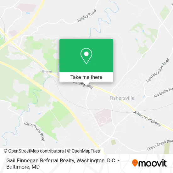 Gail Finnegan  Referral Realty map