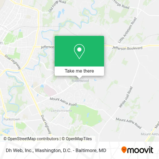 Dh Web, Inc. map