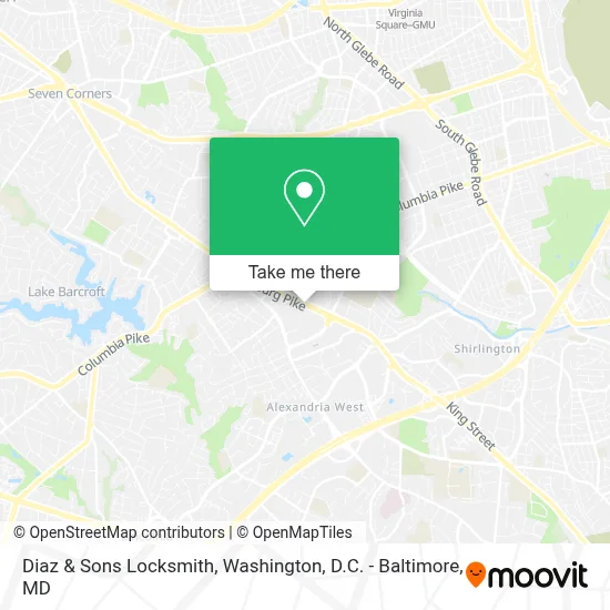 Diaz & Sons Locksmith map