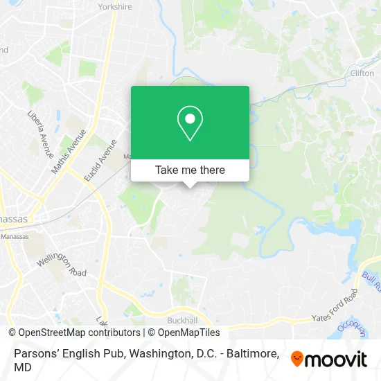 Parsons’ English Pub map