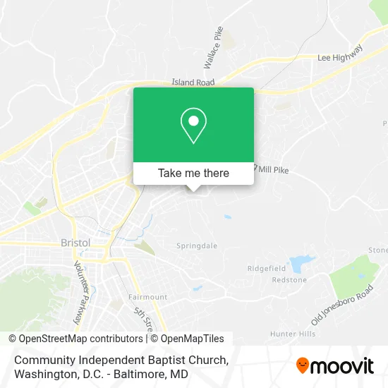 Community Independent Baptist Church map