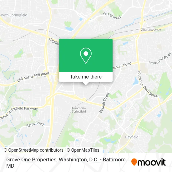 Grove One Properties map