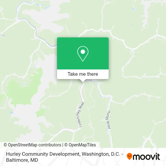 Hurley Community Development map