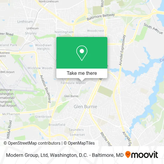 Modern Group, Ltd map