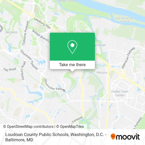 Loudoun County Public Schools map
