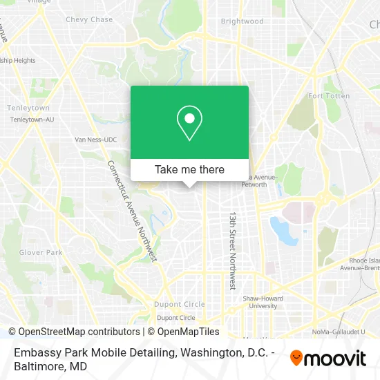 Embassy Park Mobile Detailing map