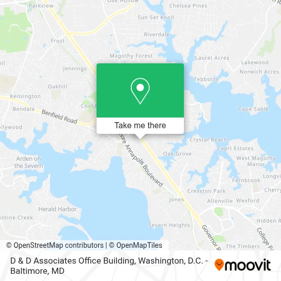 D & D  Associates Office Building map