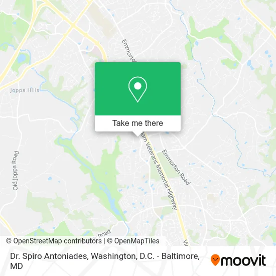 Dr. Spiro Antoniades map