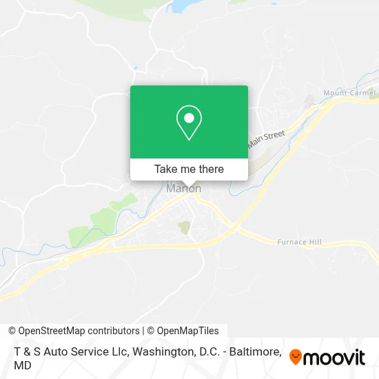 T & S Auto Service Llc map