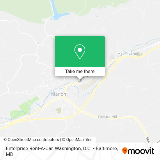 Enterprise Rent-A-Car map